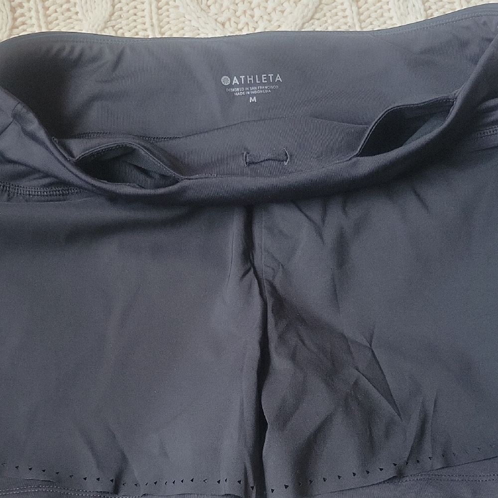 Athleta Women's Black Athletic Shorts - Picture 8 of 16